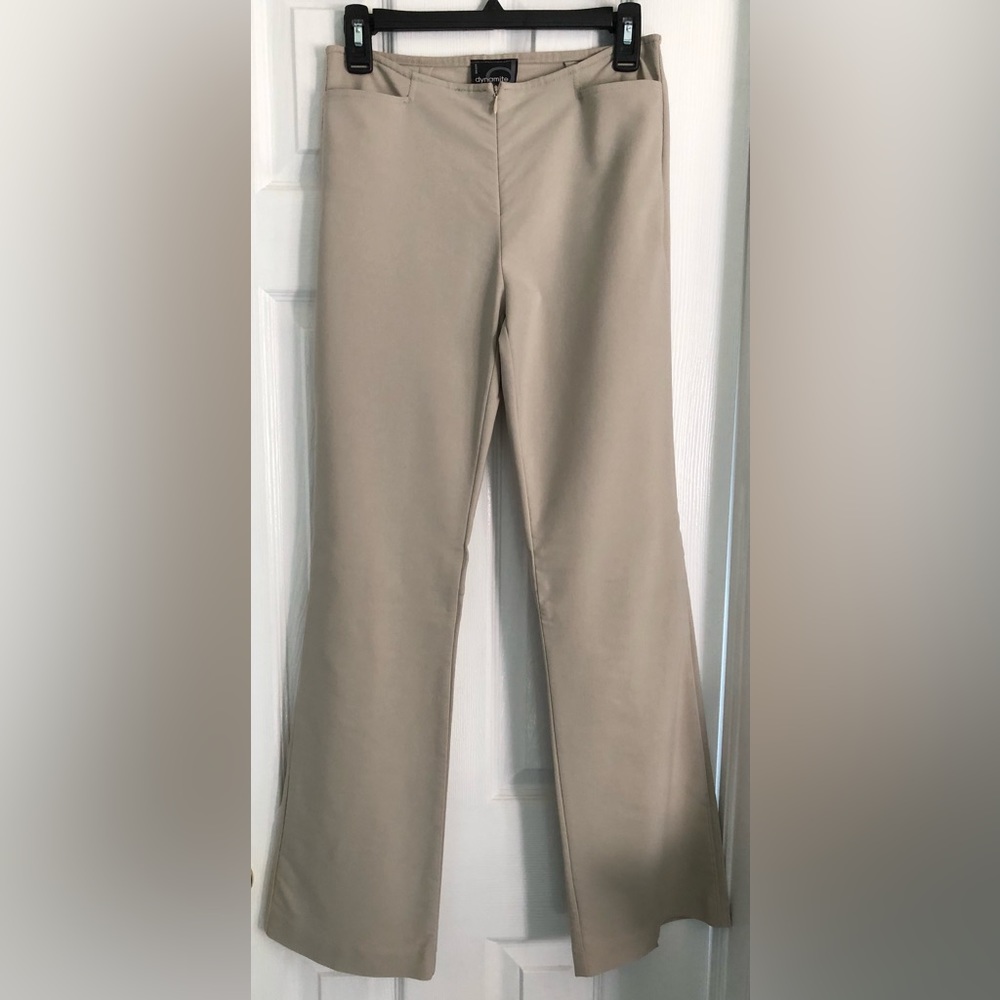 Dynamite Beige Dress Pants Straight Leg Women's Size 4